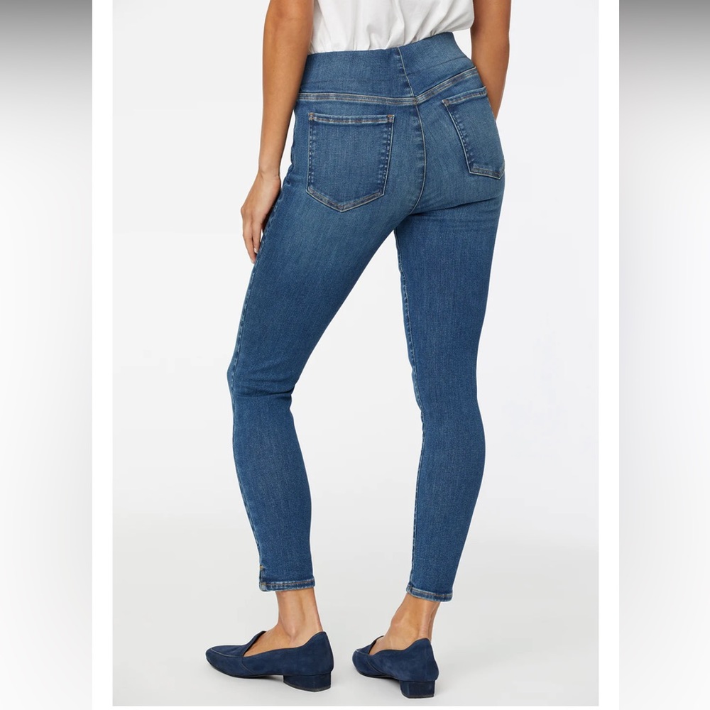 NYDJ NOT YOUR DAUGHTERS JEANS Super Skinny Ankle Pull-On Jeans 4 IN CLAN HORIZON - Picture 3 of 15